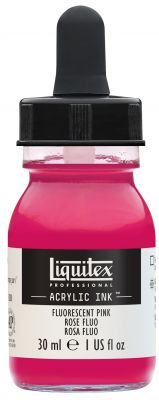 ENCRE ACRYLIQUE INK LIQUITEX 30ML ROSE FLUORESCENT