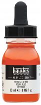 ENCRE ACRYLIQUE INK LIQUITEX 30ML ROUGE FLUORESCENT