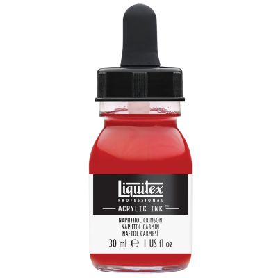 ENCRE ACRYLIQUE INK LIQUITEX 30ML ROUGE NAPHTOL CARMIN