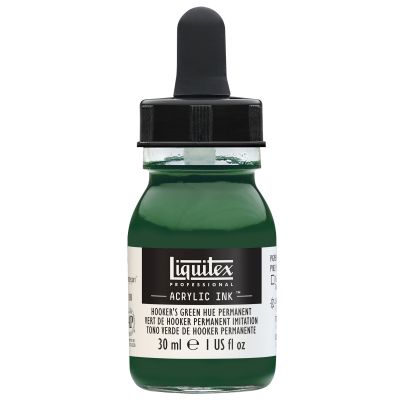 ENCRE ACRYLIQUE INK LIQUITEX 30ML VERT HOOKER PERMANENT IMITATION