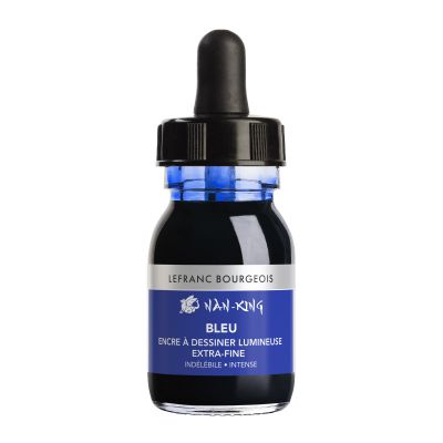 ENCRE DE COULEUR LEFRANC BOURGEOIS 30ML BLEU