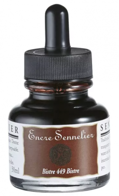 ENCRE SENNELIER 30ML BISTRE