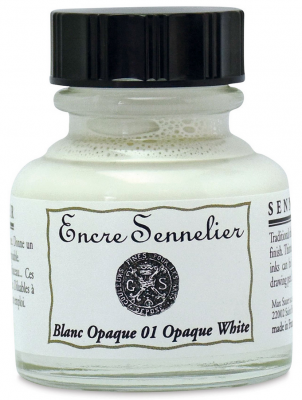 ENCRE SENNELIER 30ML BLANC OPAQUE