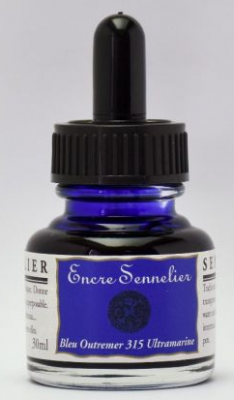 ENCRE SENNELIER 30ML BLEU OUTREMER 