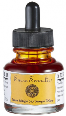 ENCRE SENNELIER 30ML JAUNE SENEGAL