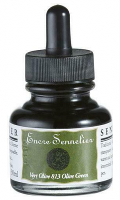 ENCRE SENNELIER 30ML OLIVE
