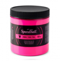 Encre S&eacute;rigraphie Tissus Fluo Hot Rose