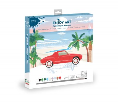 ENJOY ART PEINTURE NUM�ROS BORD DE MER 30X30CM