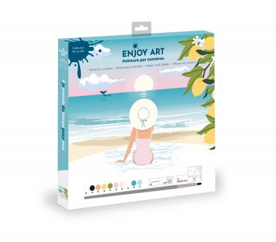 ENJOY ART PEINTURE NUM�ROS HORIZON & CITRONS 30X30CM