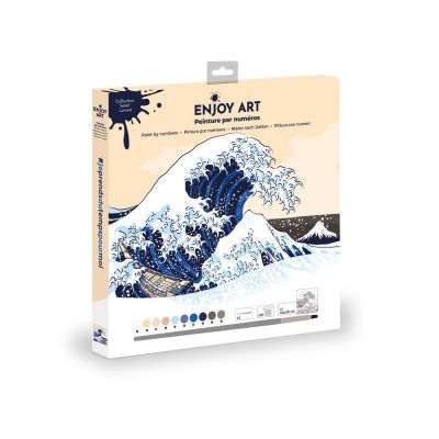 ENJOY ART PEINTURE NUM�ROS LA VAGUE 30X30CM 