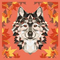 ENJOY ART PEINTURE NUM&Eacute;ROS LOUP 30X30CM