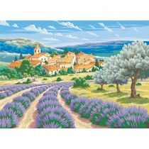  ENJOY ART PEINTURE NUMÉROS TIGRE 30X30CM ENJOY ART PEINTURE NUMÉROS LAVANDE 40X30CM 