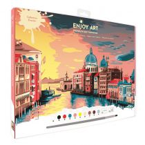 ENJOY ART PEINTURE NUMÉROS VENISE 40X30CM 