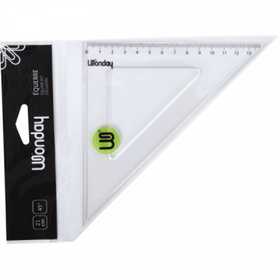 EQUERRE INCASSABLE 45� 21CM