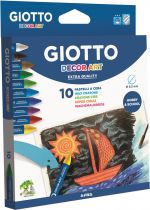 ETUI 10 CRAYONS DE CIRE GIOTTO DECOR ART