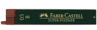ETUI 12 MINES SUPER-POLYMER FABER-CASTELL 0.5 B