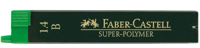 ETUI 12 MINES SUPER-POLYMER FABER-CASTELL 1.4 B
