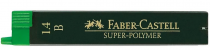 ETUI 12 MINES SUPER-POLYMER FABER-CASTELL 1.4 B