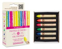 ETUI DECOUVERTE 6 PASTELS A L HUILE FLUO