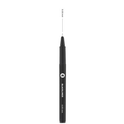 FEUTRE CALIBRE BLACKLINER 0.05 MM MOLOTOW