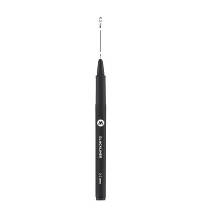 FEUTRE CALIBRE BLACKLINER 0.2MM MOLOTOW