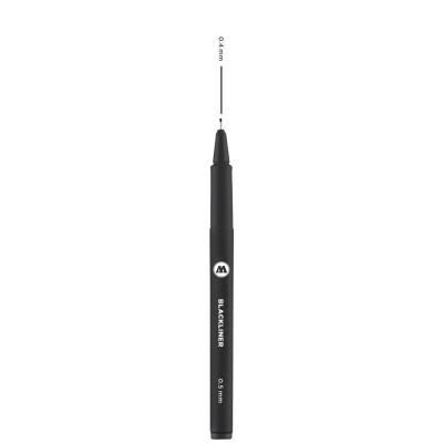 FEUTRE CALIBRE BLACKLINER 0.4MM MOLOTOW
