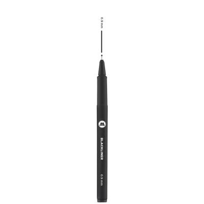 FEUTRE CALIBRE BLACKLINER 0.9MM MOLOTOW