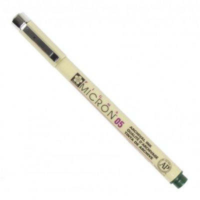 FEUTRE CALIBRE PIGMA MICRON 05 GREEN HUNT 0.45MM