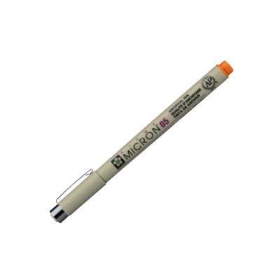 FEUTRE CALIBRE PIGMA MICRON 05 ORANGE 0.45MM