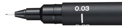 FEUTRE CALIBRE UNI PIN 0.03MM NOIR 