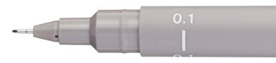 FEUTRE CALIBRE UNI PIN 0.1MM GRIS CLAIR