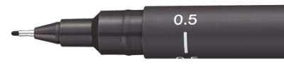 FEUTRE CALIBRE UNI PIN 0.5MM GRIS FONCE