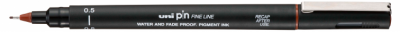 FEUTRE CALIBRE UNI PIN 0.5MM MARRON