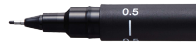 FEUTRE CALIBRE UNI PIN 0.5MM NOIR 