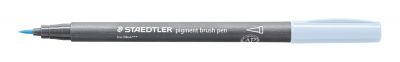 FEUTRE PIGMENT BRUSH STAEDTLER POINTE PINCEAU BLEU GLACIER