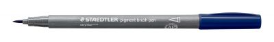 FEUTRE PIGMENT BRUSH STAEDTLER POINTE PINCEAU BLEU MARINE