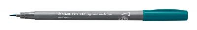 FEUTRE PIGMENT BRUSH STAEDTLER POINTE PINCEAU BLEU P�TROLE