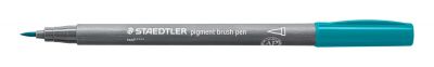 FEUTRE PIGMENT BRUSH STAEDTLER POINTE PINCEAU BLEU SARCELLE