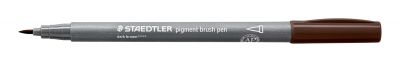 FEUTRE PIGMENT BRUSH STAEDTLER POINTE PINCEAU BRUN FONC�