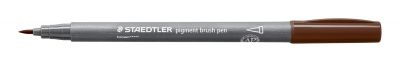 FEUTRE PIGMENT BRUSH STAEDTLER POINTE PINCEAU BRUN VAN DYCK