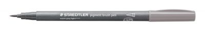 FEUTRE PIGMENT BRUSH STAEDTLER POINTE PINCEAU GRIS CHAUD CLAIR