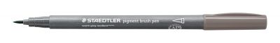 FEUTRE PIGMENT BRUSH STAEDTLER POINTE PINCEAU GRIS CHAUD MOYEN