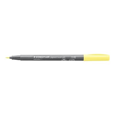 FEUTRE PIGMENT BRUSH STAEDTLER POINTE PINCEAU JAUNE PASTEL