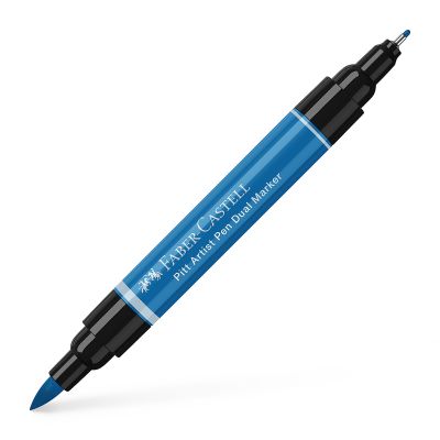 FEUTRE PITT ARTIST PEN DUAL MARKER BLEU PHTHALO