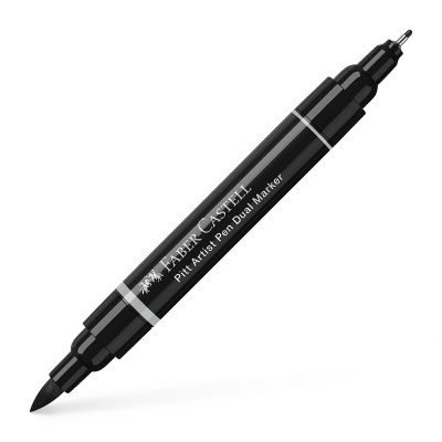 FEUTRE PITT ARTIST PEN DUAL MARKER NOIR