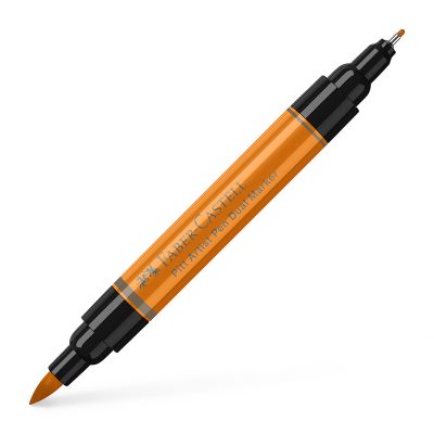 FEUTRE PITT ARTIST PEN DUAL MARKER ORANGE GLACIS
