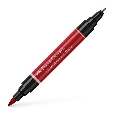 FEUTRE PITT ARTIST PEN DUAL MARKER ROUGE �CARLATE INTENSE