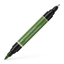 FEUTRE PITT ARTIST PEN DUAL MARKER VERT PERMANENT OLIVE