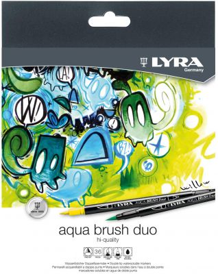 FEUTRES PINCEAUX AQUA PAR 36
