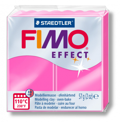 FIMO EFFECT NEON FUSCHIA -201